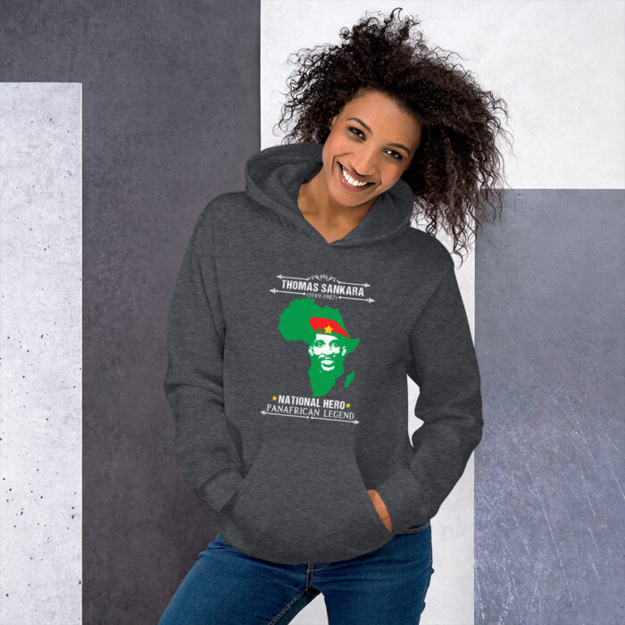 Africa's Fallen Heroes Thomas Sankara MCPWoD3 Unisex Hoodie - Image 4