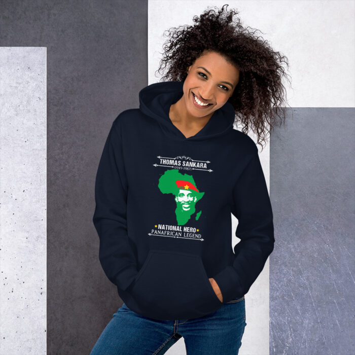 Africa's Fallen Heroes Thomas Sankara MCPWoD3 Unisex Hoodie - Image 3