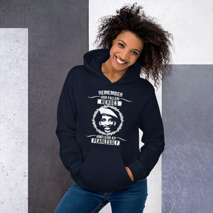 Africa's Fallen Heroes Thomas Sankara WoC Unisex Hoodie - Image 4