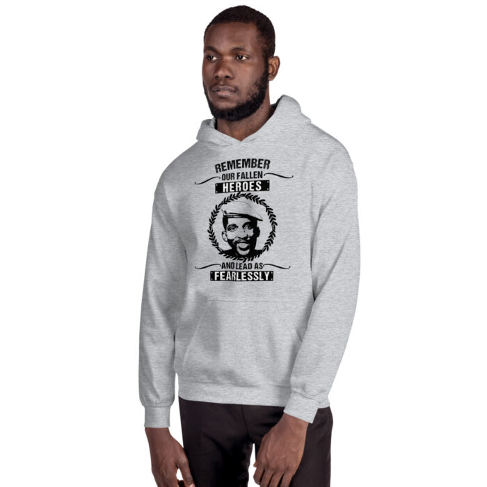 Africa's Fallen Heroes Thomas Sankara BoL Unisex Hoodie - Image 3