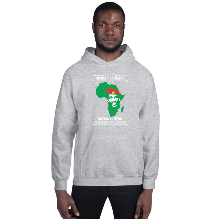 Africa's Fallen Heroes Thomas Sankara MCPWoD3 Unisex Hoodie - Image 2