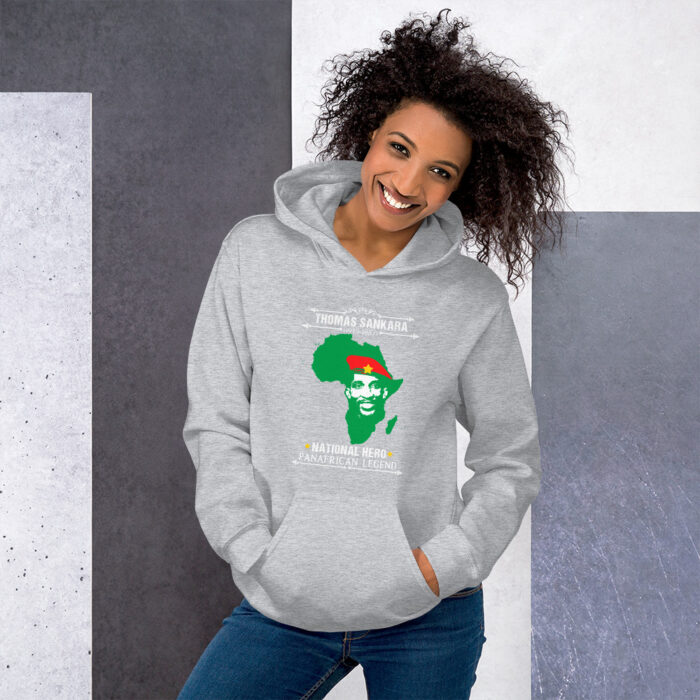 Africa's Fallen Heroes Thomas Sankara MCPWoD3 Unisex Hoodie - Image 5