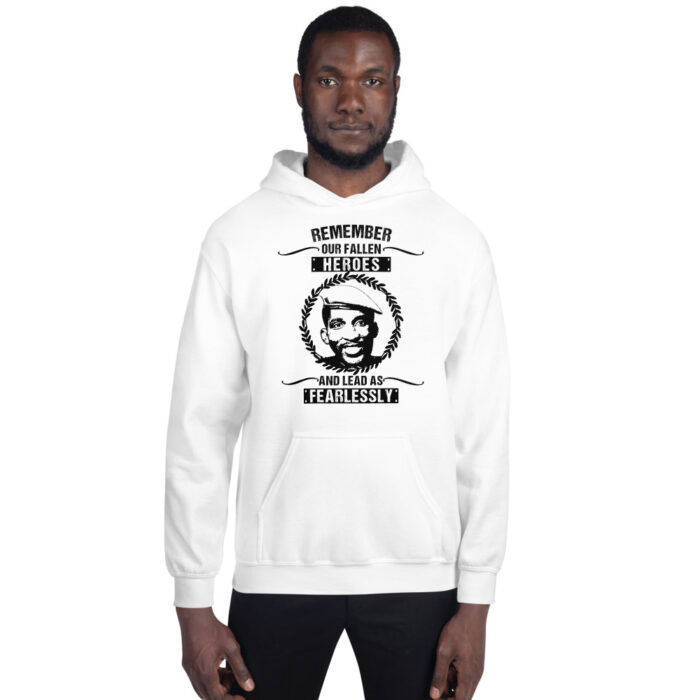 Africa's Fallen Heroes Thomas Sankara BoL Unisex Hoodie - Image 8