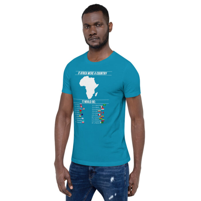 Africa's Real Size WoD Unisex T-Shirt - Image 36