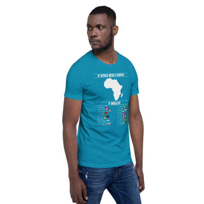 Africa's Real Size WoD Unisex T-Shirt - Image 37