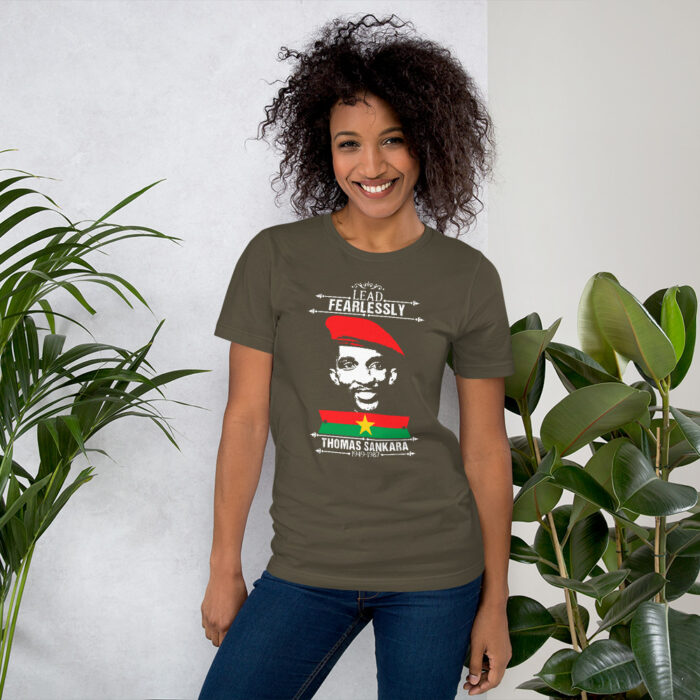 Africa's Fallen Heroes Thomas Sankara MCPWoD Unisex T-Shirt - Image 9