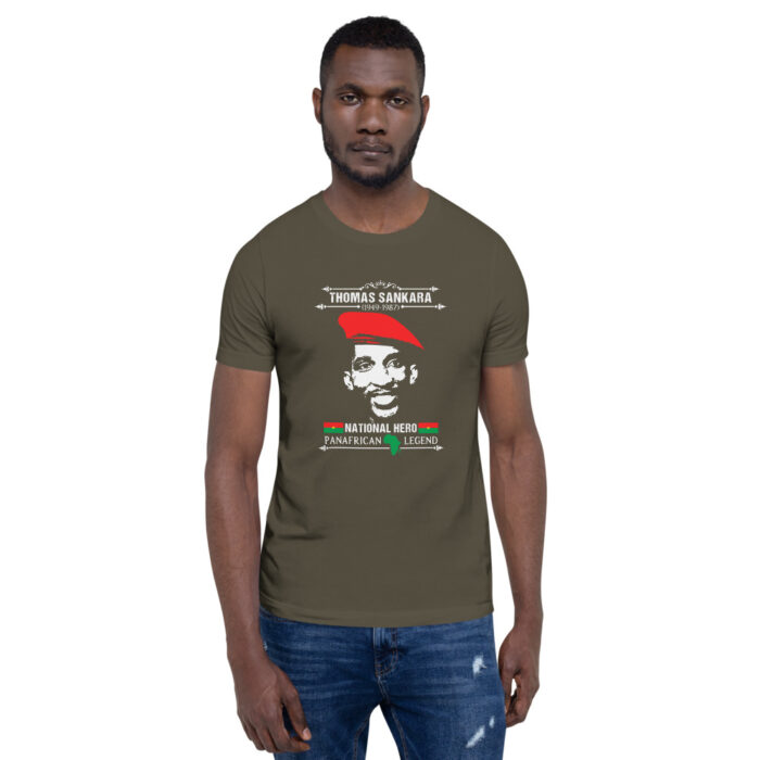 Africa's Fallen Heroes Thomas Sankara MCPWoD2 Unisex T-Shirt - Image 20