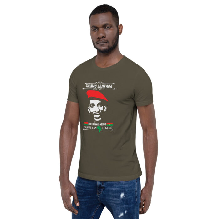 Africa's Fallen Heroes Thomas Sankara MCPWoD2 Unisex T-Shirt - Image 21
