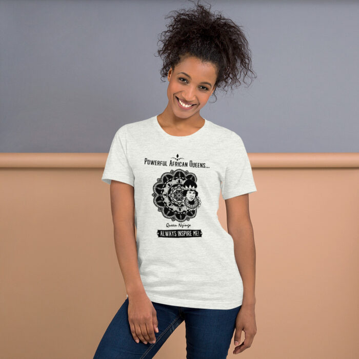 Powerful African Queens Nzinga BoL Unisex T-Shirt - Image 14