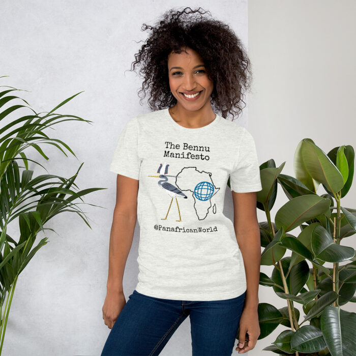 Panafrican World Bennu Manifesto BoL Unisex T-Shirt - Image 11