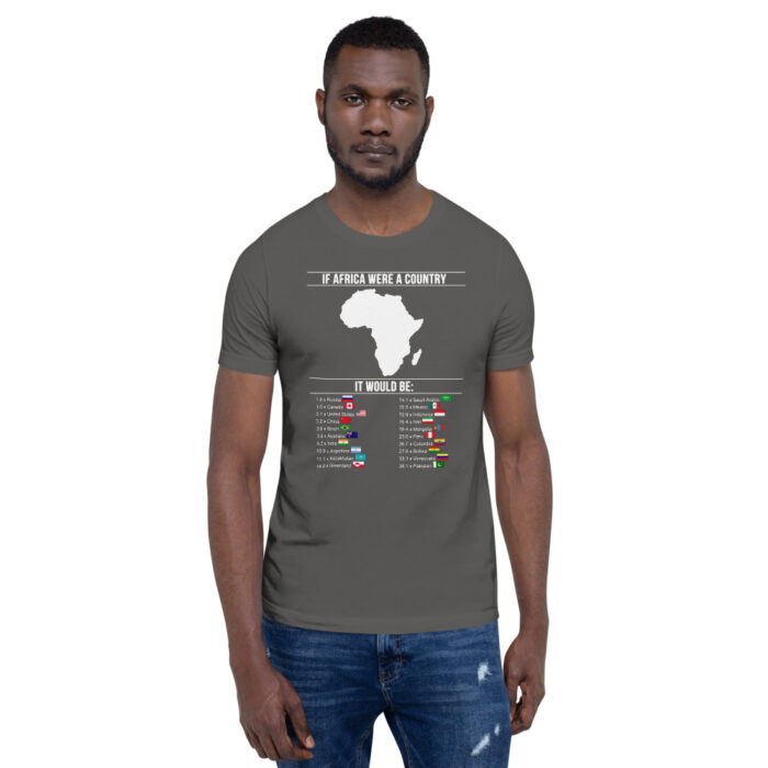 Africa's Real Size WoD Unisex T-Shirt - Image 21