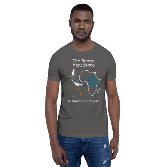 Panafrican World Bennu Manifesto WoD Unisex T-Shirt - Image 18