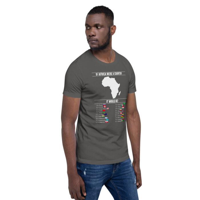 Africa's Real Size WoD Unisex T-Shirt - Image 23