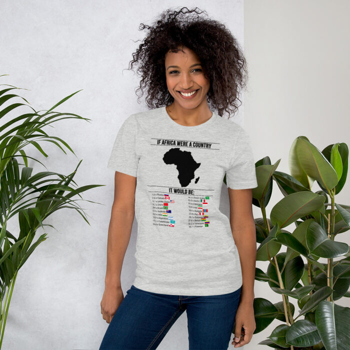 Africa's Real Size BoL Unisex T-Shirt - Image 8