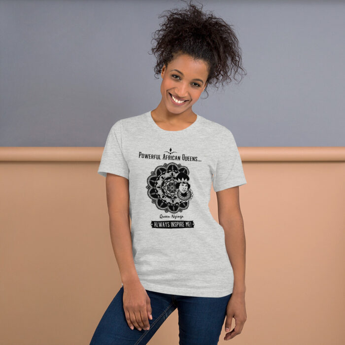 Powerful African Queens Nzinga BoL Unisex T-Shirt - Image 6