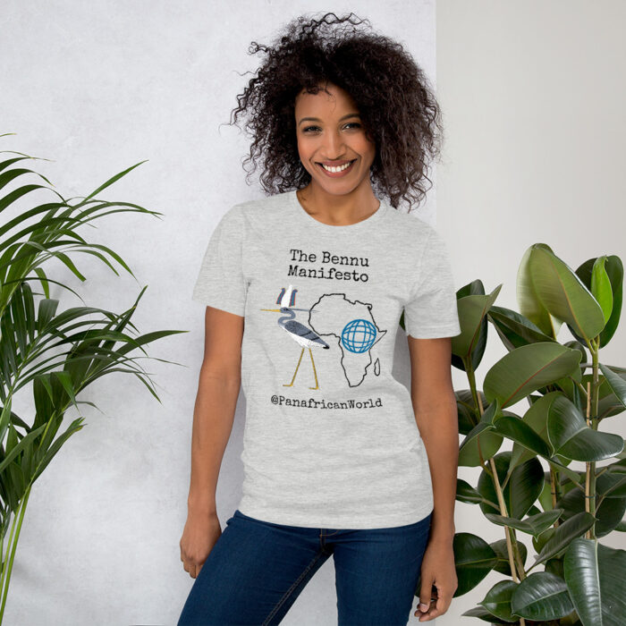 Panafrican World Bennu Manifesto BoL Unisex T-Shirt - Image 4