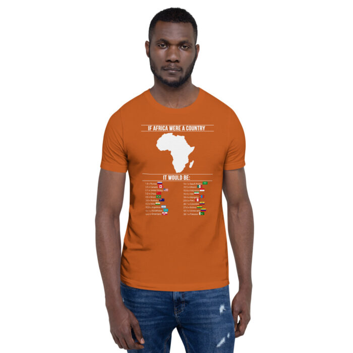 Africa's Real Size WoD Unisex T-Shirt - Image 30