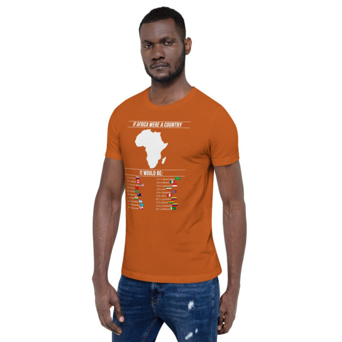 Africa's Real Size WoD Unisex T-Shirt - Image 31