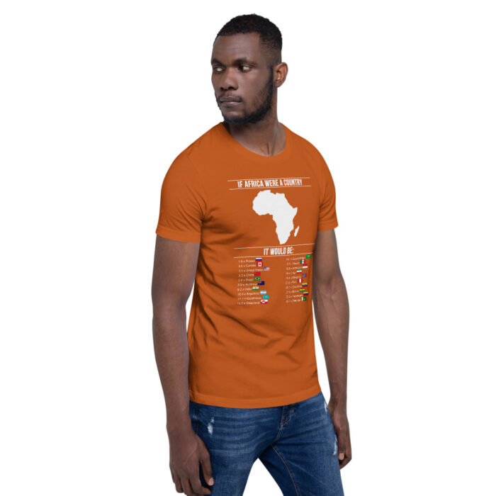 Africa's Real Size WoD Unisex T-Shirt - Image 32