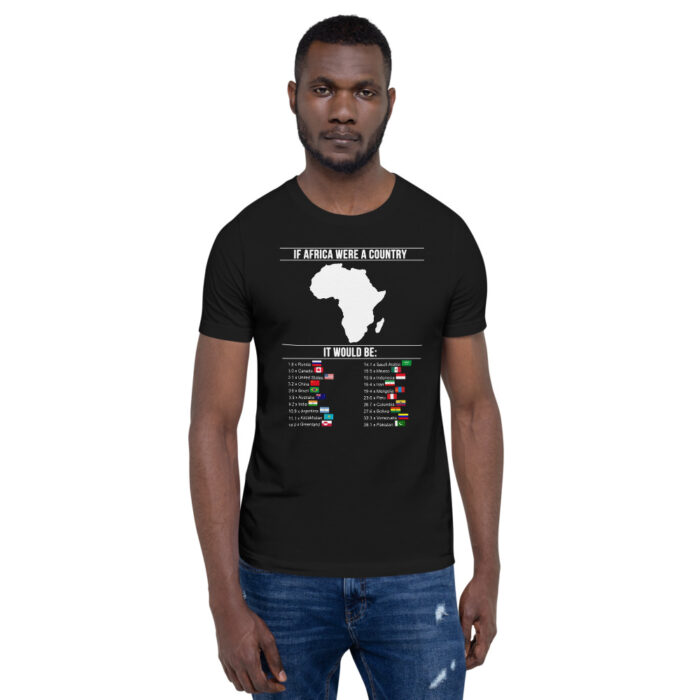 Africa's Real Size WoD Unisex T-Shirt - Image 6