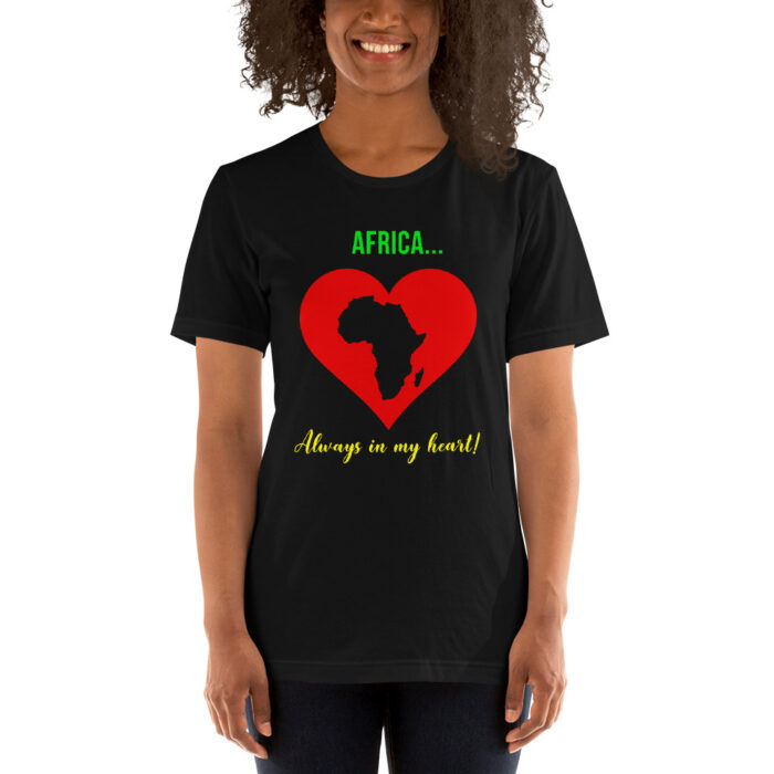 Africa... Always in my Heart! RHMLOD Unisex T-Shirt - Image 2