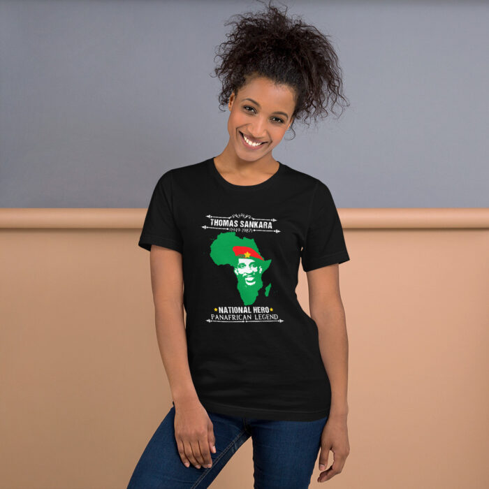 Africa's Fallen Heroes Thomas Sankara MCPWoD3 Unisex T-Shirt - Image 3