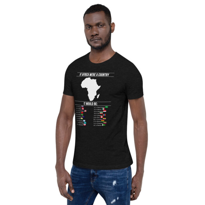 Africa's Real Size WoD Unisex T-Shirt - Image 4