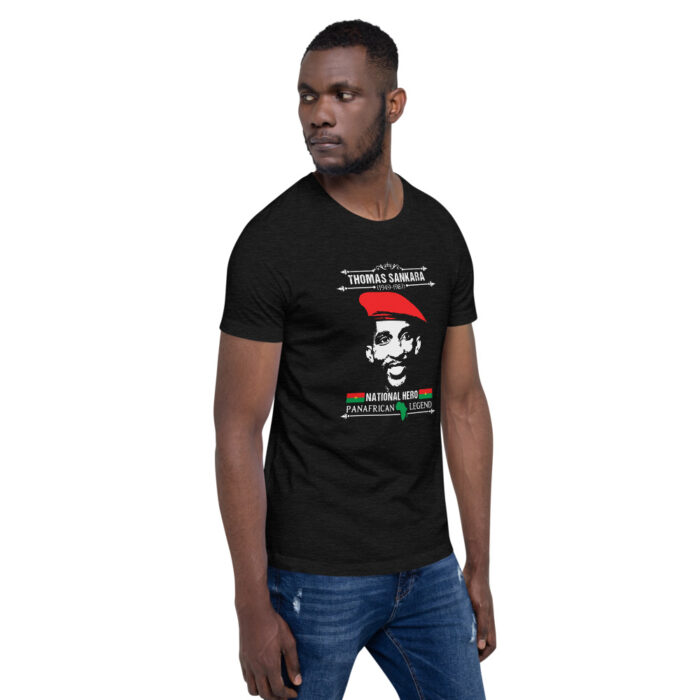 Africa's Fallen Heroes Thomas Sankara MCPWoD2 Unisex T-Shirt - Image 5