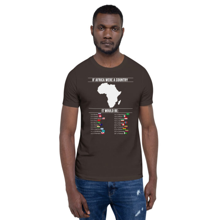 Africa's Real Size WoD Unisex T-Shirt - Image 12