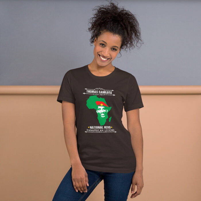 Africa's Fallen Heroes Thomas Sankara MCPWoD3 Unisex T-Shirt - Image 5