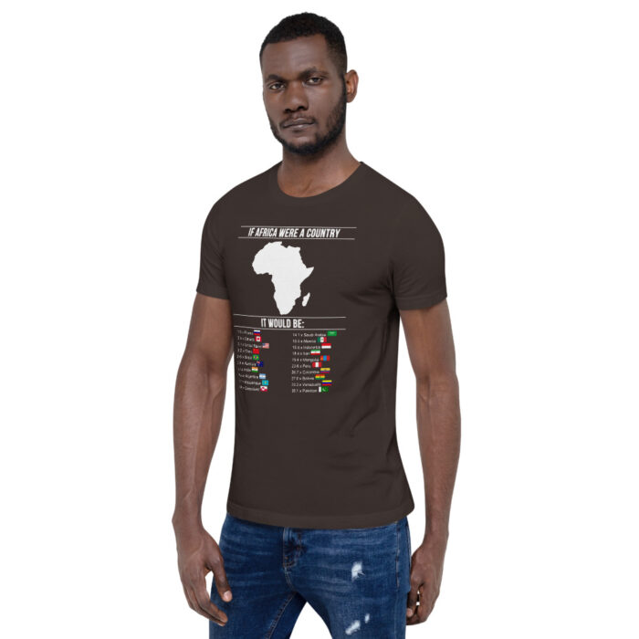 Africa's Real Size WoD Unisex T-Shirt - Image 13