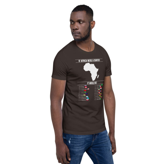 Africa's Real Size WoD Unisex T-Shirt - Image 14