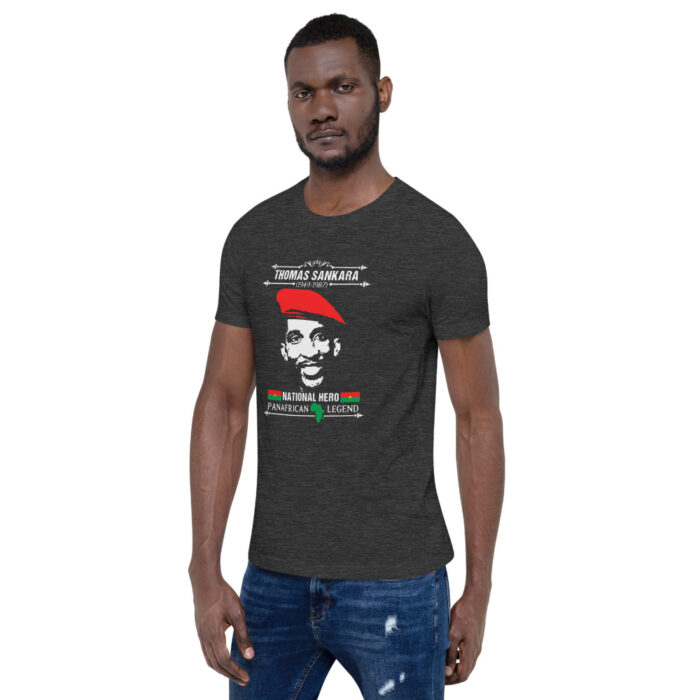 Africa's Fallen Heroes Thomas Sankara MCPWoD2 Unisex T-Shirt - Image 18