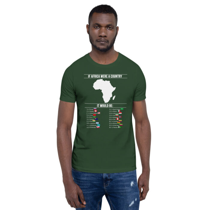 Africa's Real Size WoD Unisex T-Shirt - Image 18