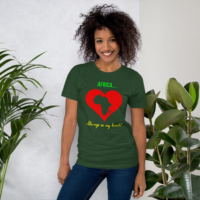 Africa... Always in my Heart! RHMLOD Unisex T-Shirt - Image 4