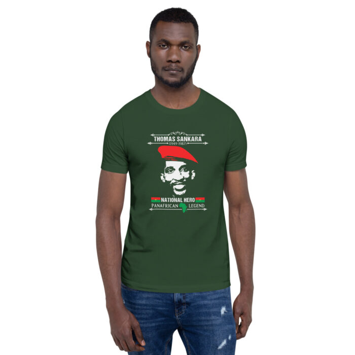Africa's Fallen Heroes Thomas Sankara MCPWoD2 Unisex T-Shirt - Image 14