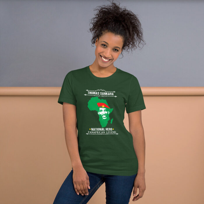 Africa's Fallen Heroes Thomas Sankara MCPWoD3 Unisex T-Shirt - Image 6