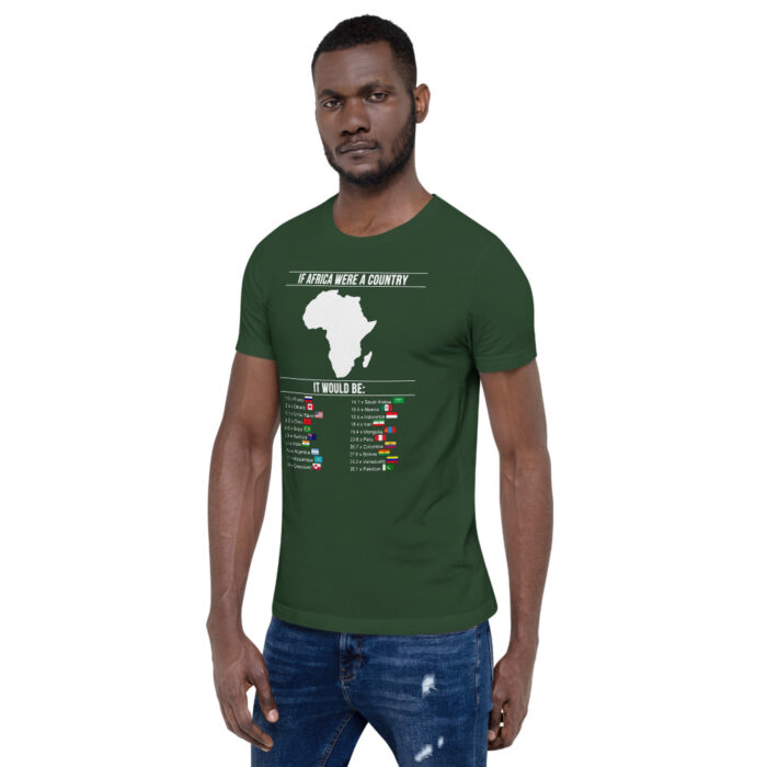 Africa's Real Size WoD Unisex T-Shirt - Image 19