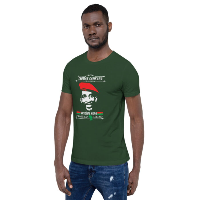Africa's Fallen Heroes Thomas Sankara MCPWoD2 Unisex T-Shirt - Image 15