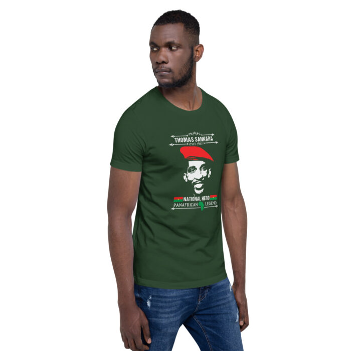 Africa's Fallen Heroes Thomas Sankara MCPWoD2 Unisex T-Shirt - Image 16