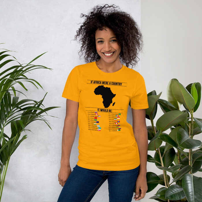 Africa's Real Size BoL Unisex T-Shirt - Image 3