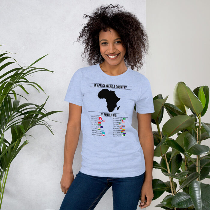 Africa's Real Size BoL Unisex T-Shirt - Image 5