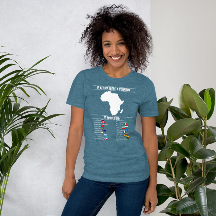 Africa's Real Size WoD Unisex T-Shirt - Image 2