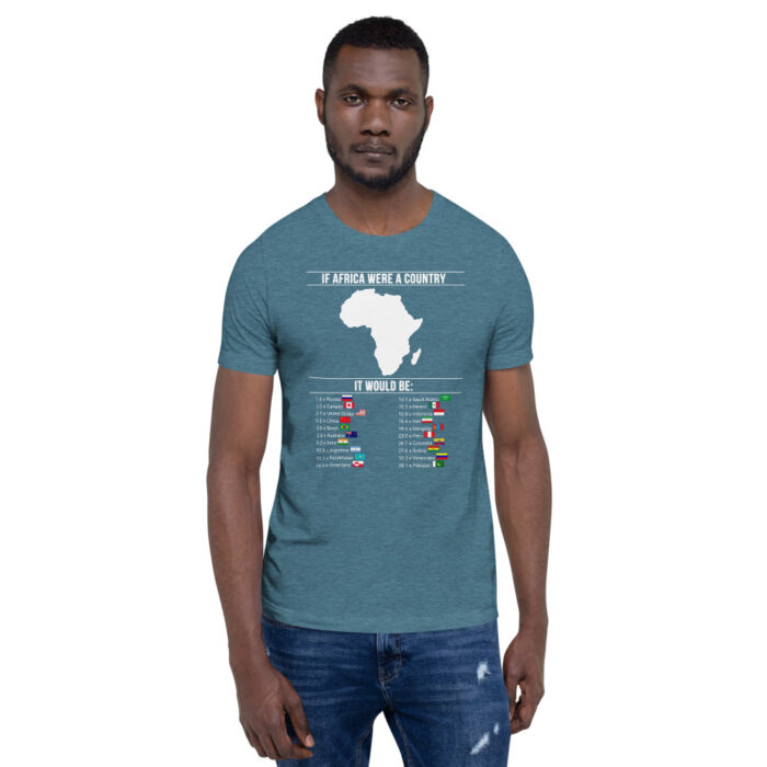 Africa's Real Size WoD Unisex T-Shirt - Image 33