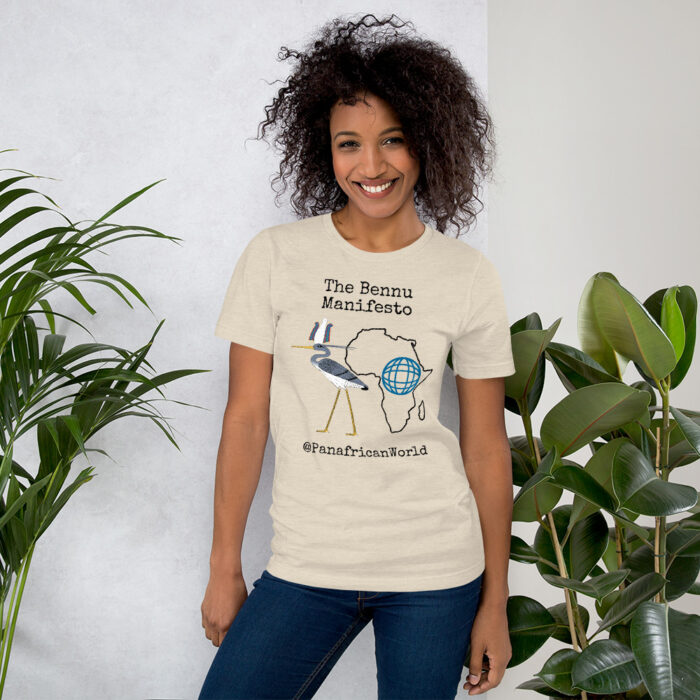 Panafrican World Bennu Manifesto BoL Unisex T-Shirt - Image 7