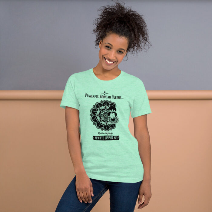 Powerful African Queens Nzinga BoL Unisex T-Shirt - Image 11