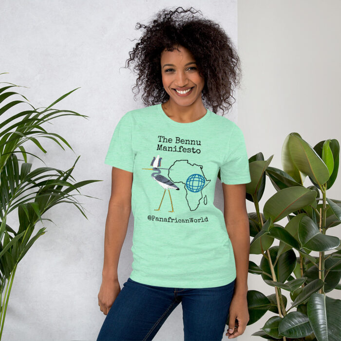 Panafrican World Bennu Manifesto BoL Unisex T-Shirt - Image 9