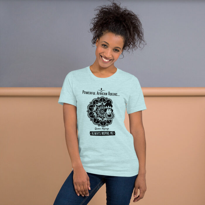 Powerful African Queens Nzinga BoL Unisex T-Shirt - Image 10