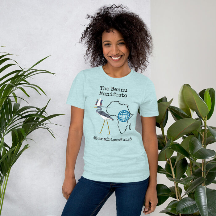 Panafrican World Bennu Manifesto BoL Unisex T-Shirt - Image 8