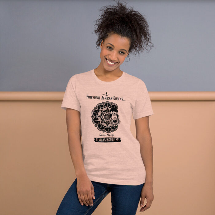 Powerful African Queens Nzinga BoL Unisex T-Shirt - Image 4